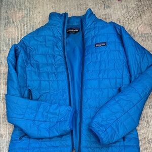 Patagonia Vibrant Blue Puffer Jacket